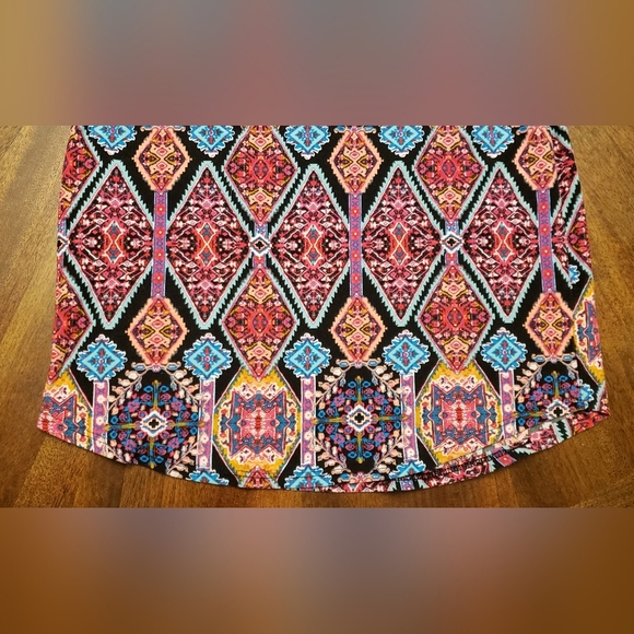 Extremely Me! Colorful Girls Dress Size  14/16 Runs Small (10/12 Fit) Tribal - Picture 5 of 10